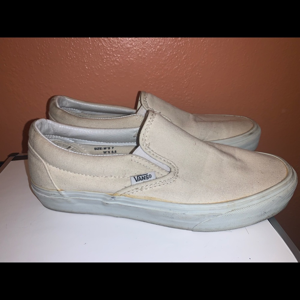 Off White Slip On Vans